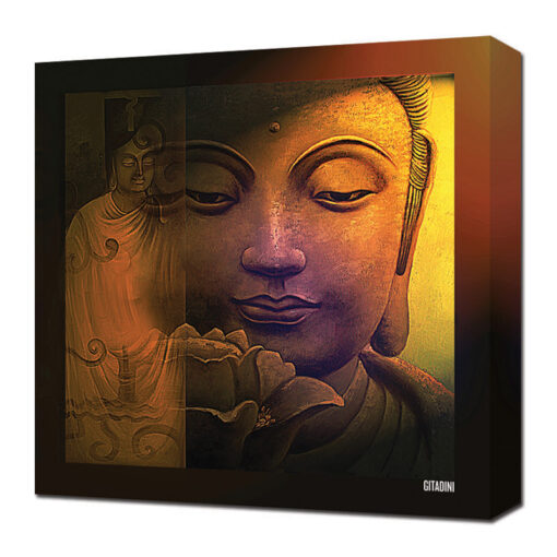 Canvas Wall Art – Buddha Collage