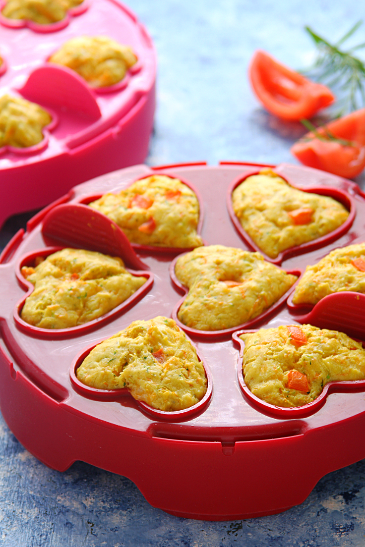 Savory Vegetable & Cheese Muffins