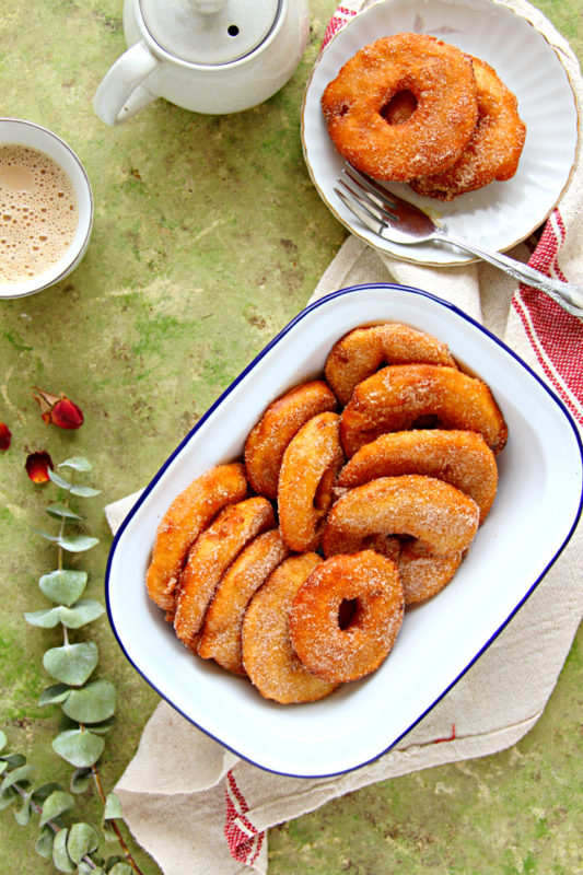 Apple Ring Fritters (Quick Recipe Using Pantry Staples)